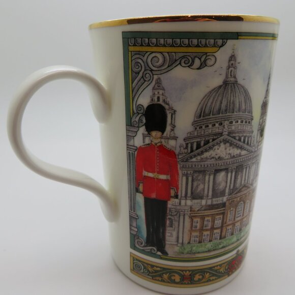 Tea Coffee Bone China Mug Cup England Horseguards Palace Carriage Clock Towers - Picture 7 of 13